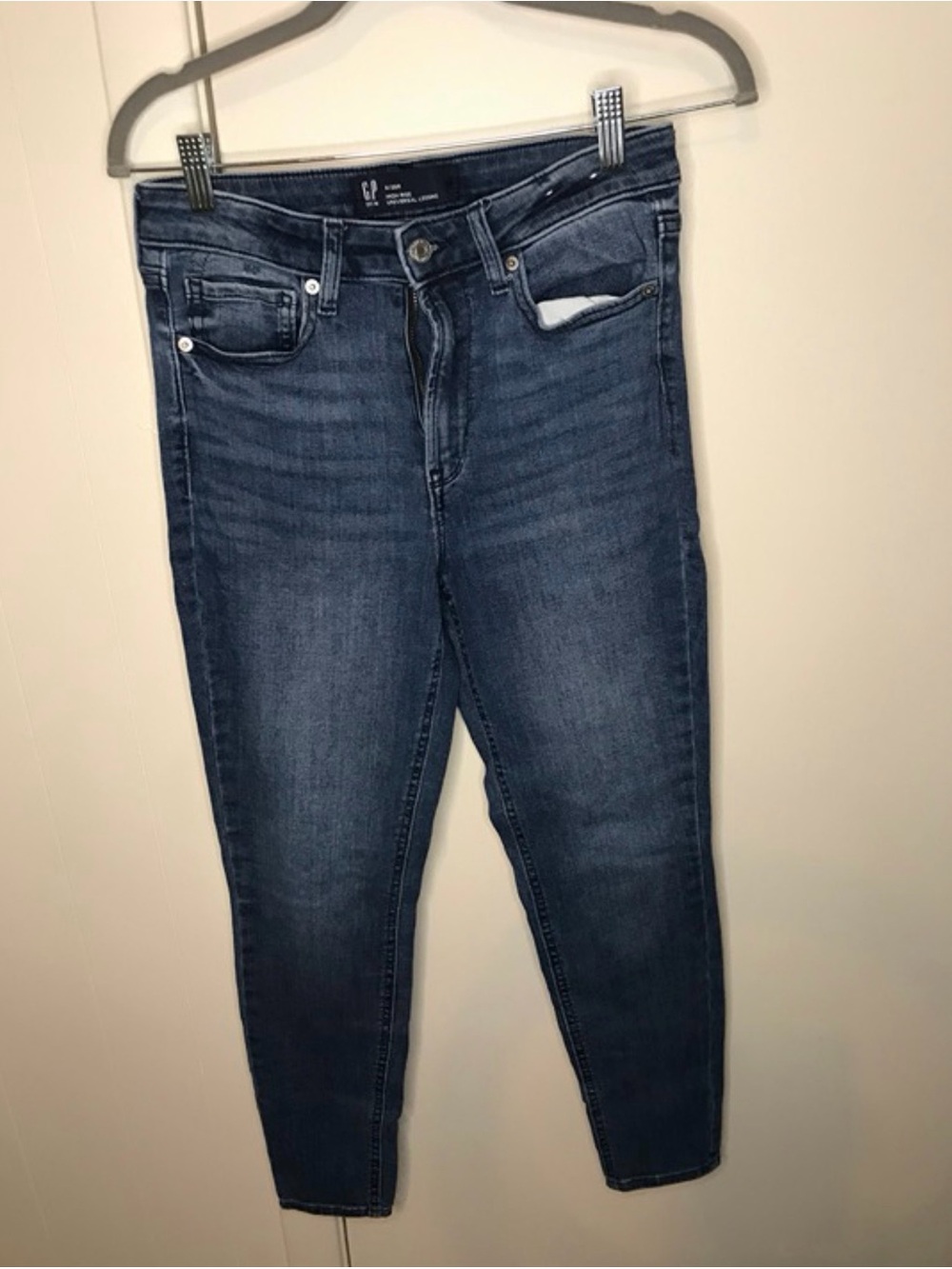 GAP Women's Medium Wash High Rise Legging - Blue
